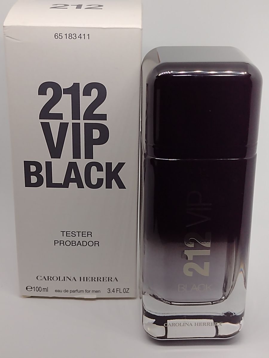 100ml 212 Vip Black Carolina Herrera Perfume Masculino Eau De