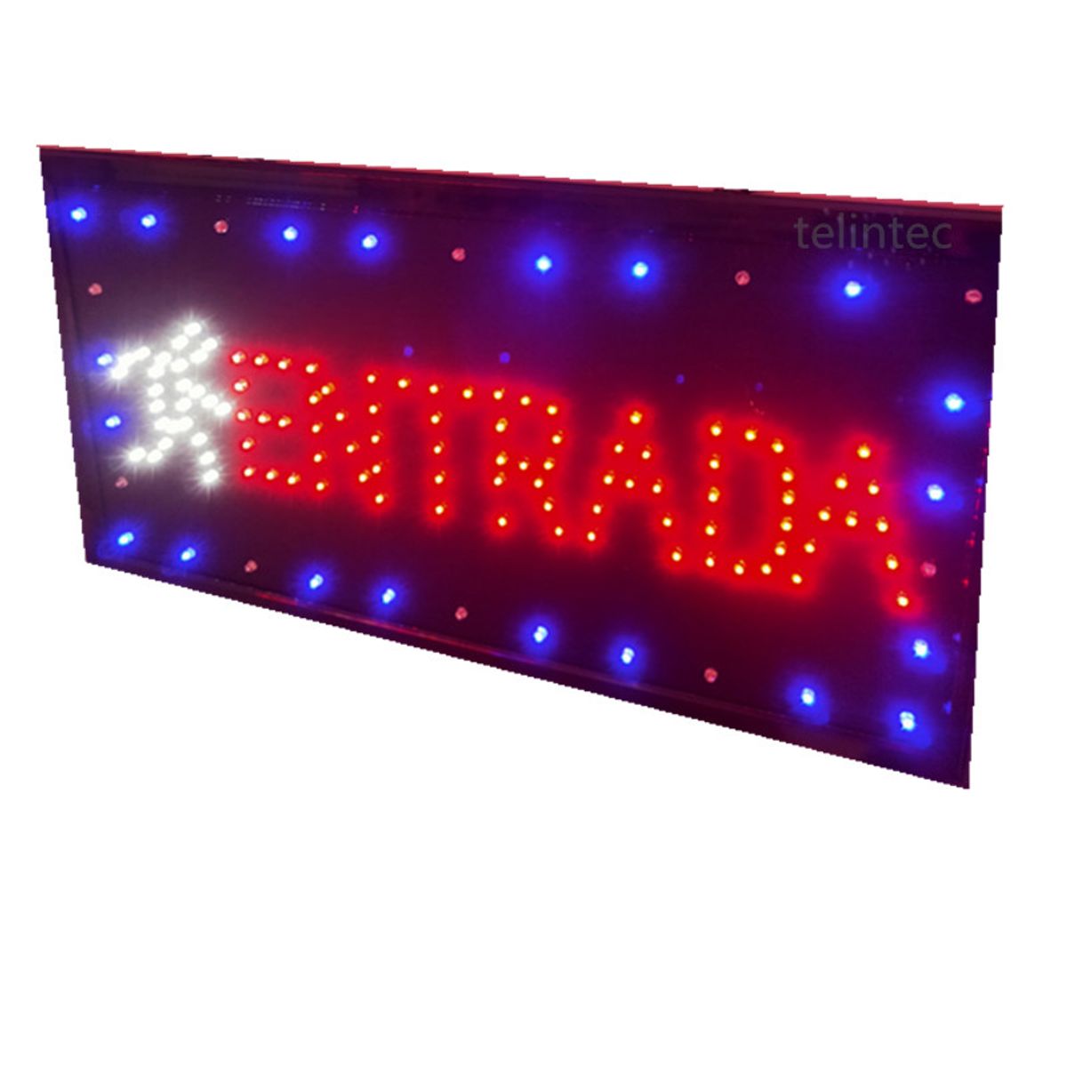 V Letreiro Led Placa Painel Entrada Item De Decora O Telintec