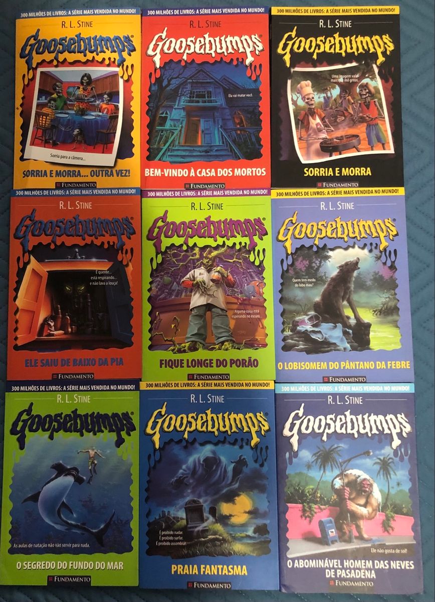 T Tulos Da S Rie De Livros Goosebumps Para Crian As E Adolescentes