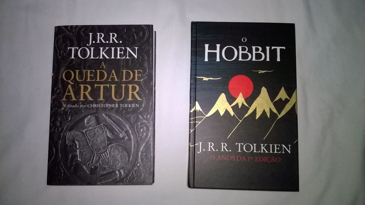 Livros De J R R Tolkien A Queda De Artur E O Hobbit Livro J R R