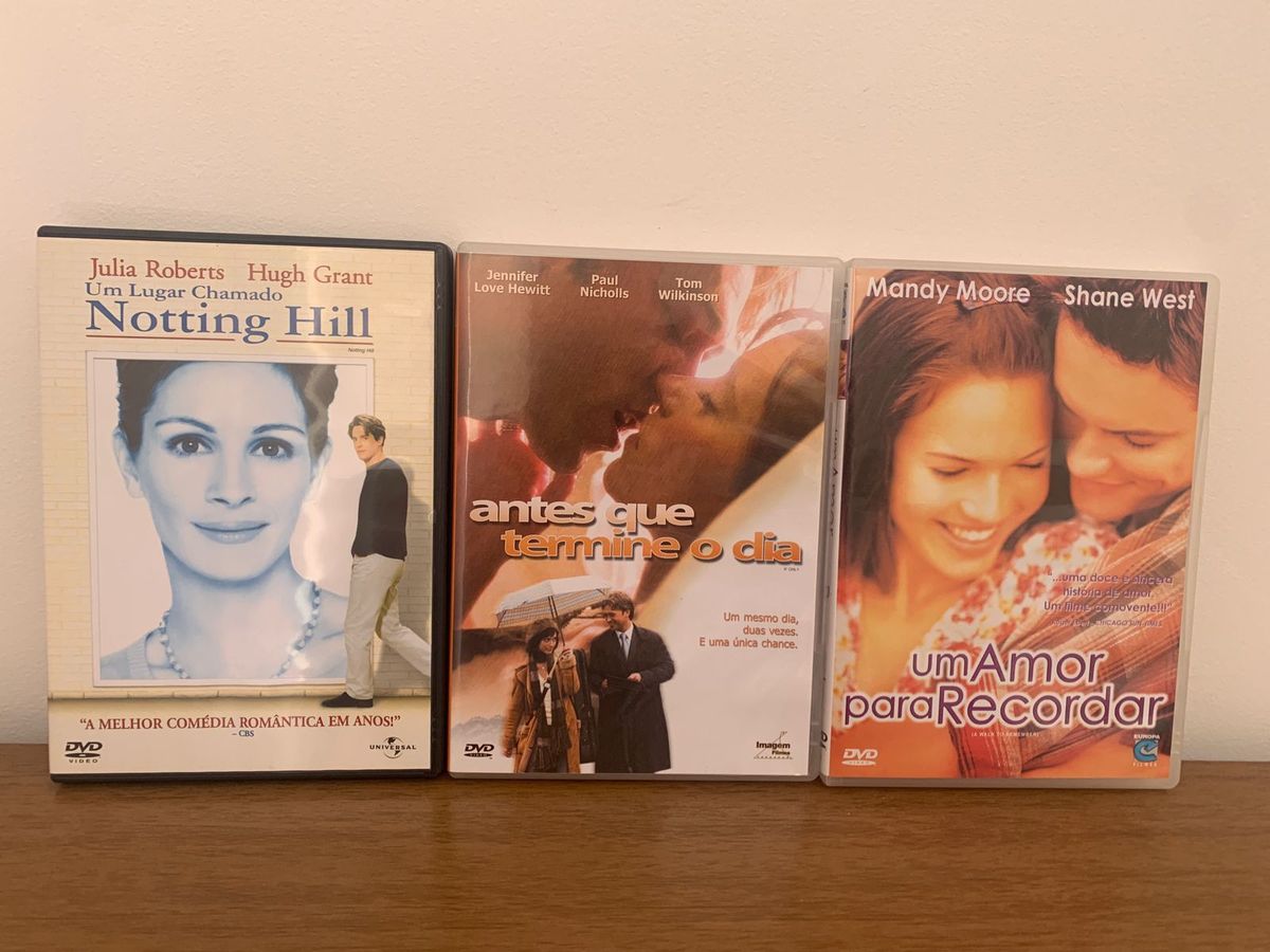 3 Dvds Um Lugar Chamado Notting Hill Antes Que O Dia Termine E Um