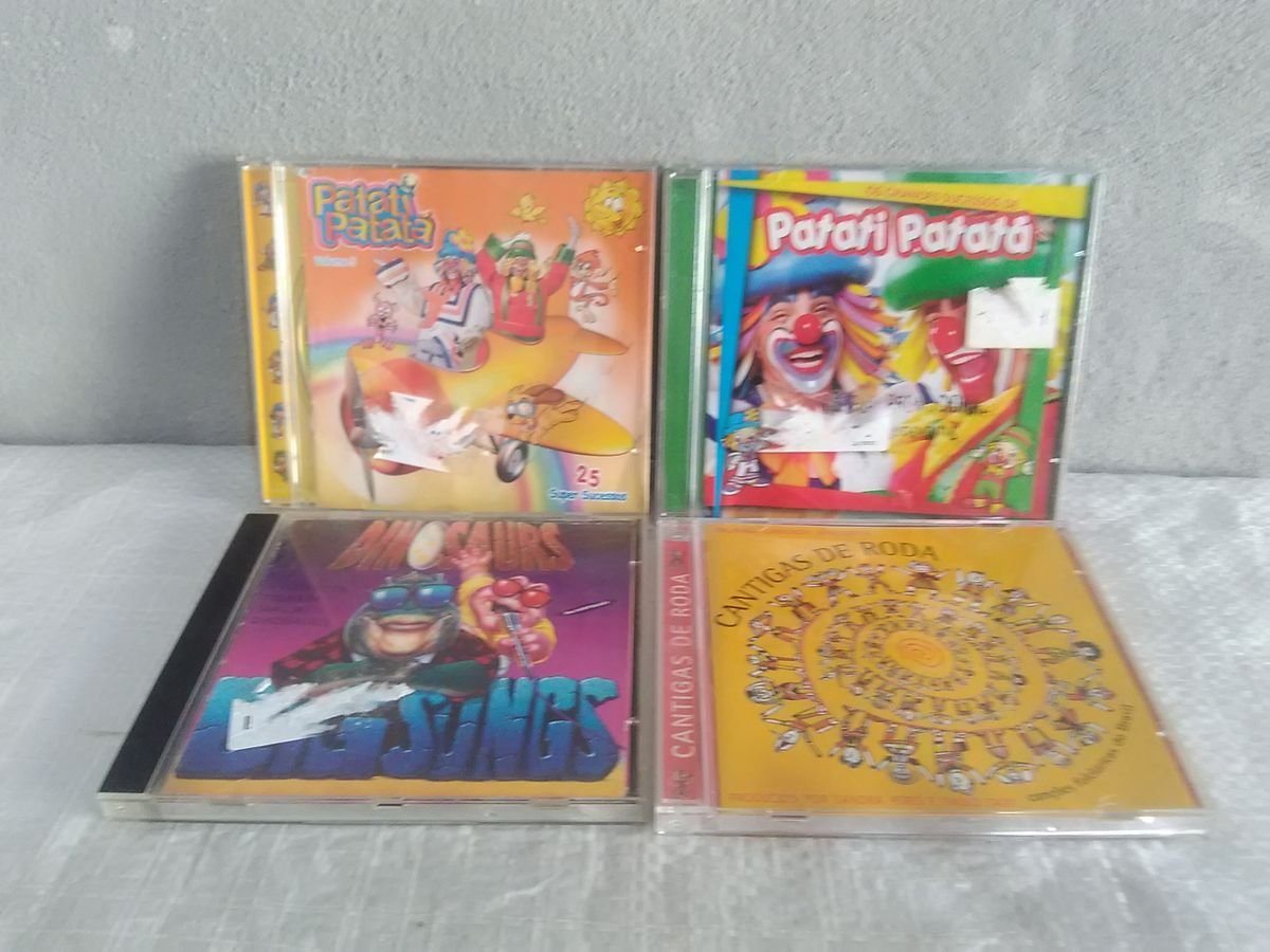 4 Cds Músicas Infantis Patati Patata Item de Música Usado