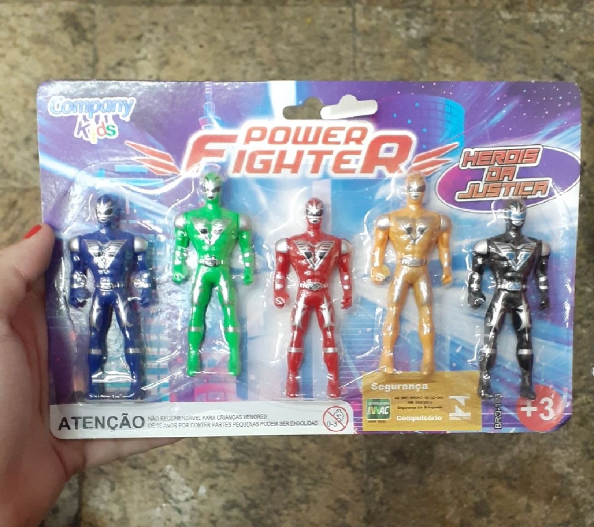 5 Bonecos Power Ranger De Brinquedo Brinquedo Nunca Usado 76921844