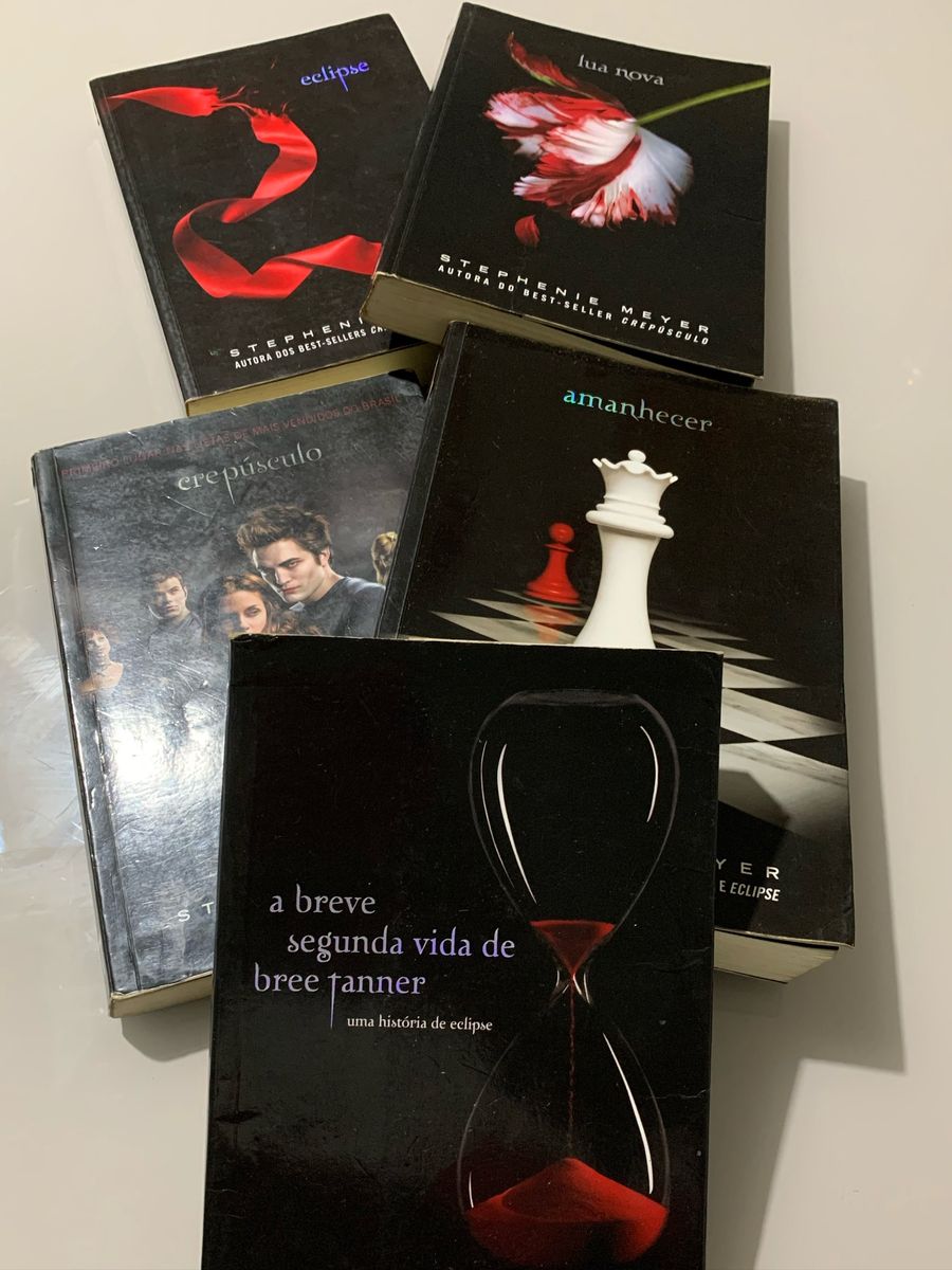 5 Livros da Série Crepúsculo autora Stephanie Meyer Livro Crepusculo