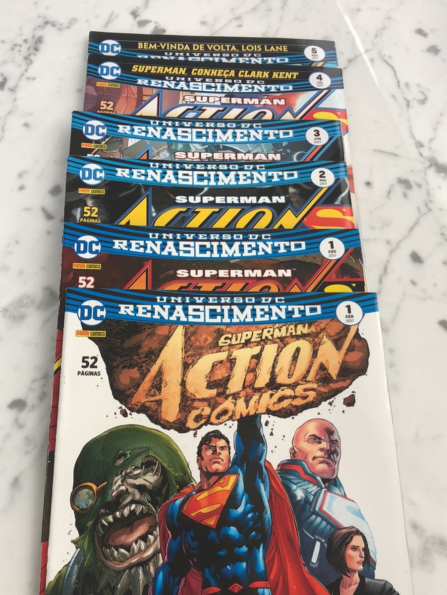 Gibis Universo Dc Renascimento Superman Action Comics Livro Panini