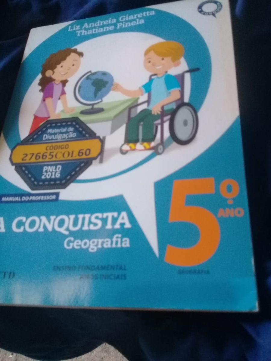 A Conquista Geografia Ano Livro Livro Usado Enjoei