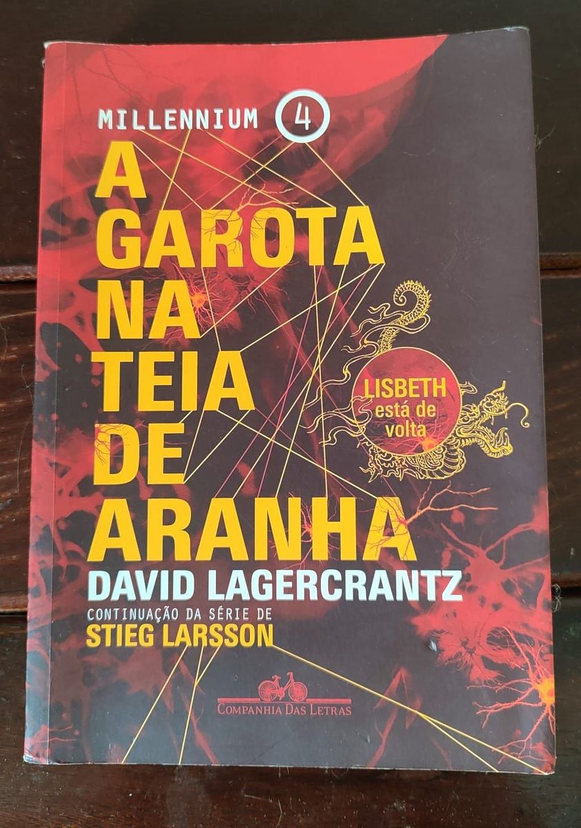 A Garota Na Teia De Aranha Livro Editora Companhia Das Letras Usado