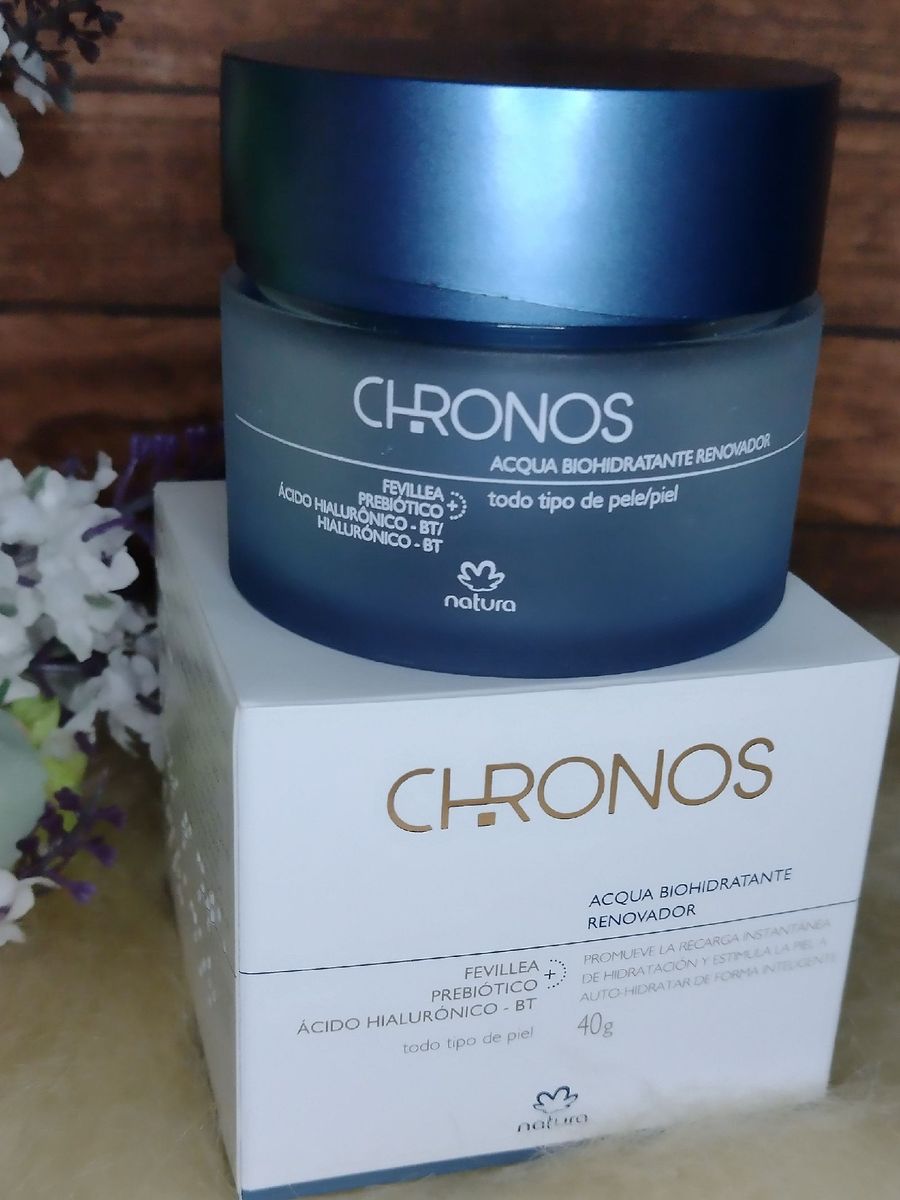 Acqua Biohidratante Renovador Cosmético Feminino Natura Chronos Nunca