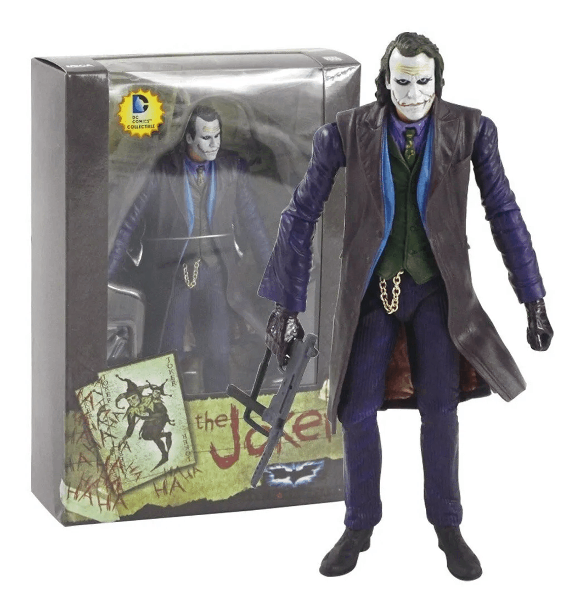 Action Figure Boneco Articulado Coringa Joker Health Ledger Novo Batman