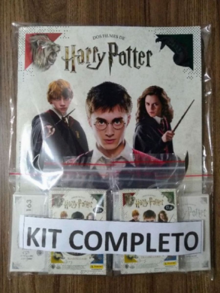 Album De Figurinhas Harry Potter Saga Completo Para Colar Cards