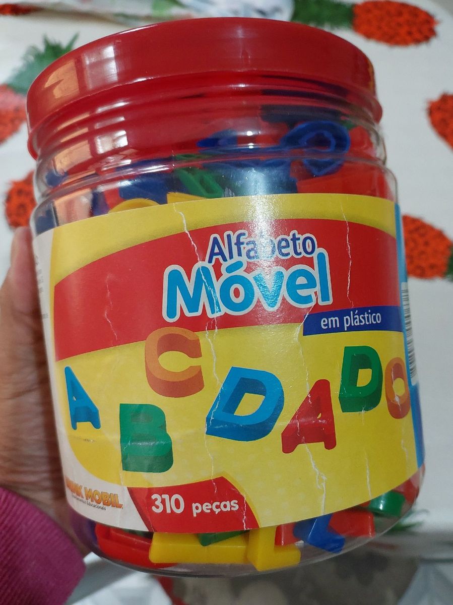 Alfabeto Letras Móveis Item Infantil Nunca Usado 78436316 enjoei