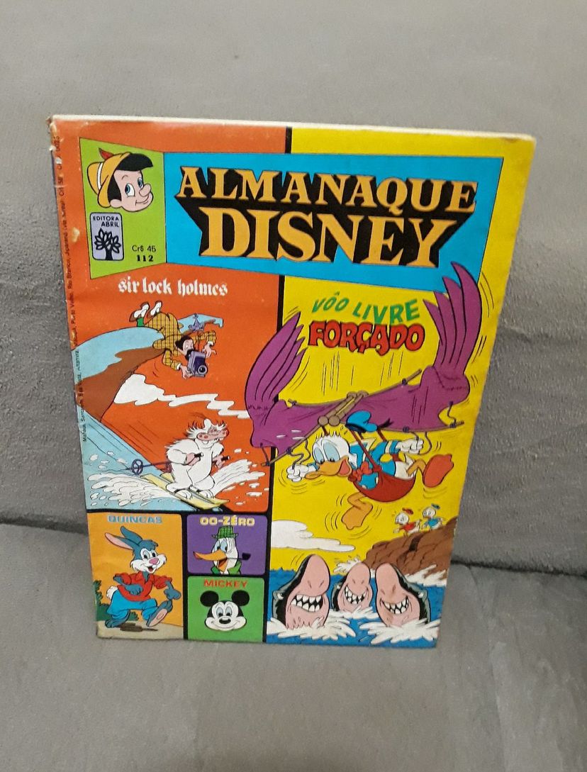 Almanaque Disney Hq Gibi Edição 112 Abril Item de Papelaria