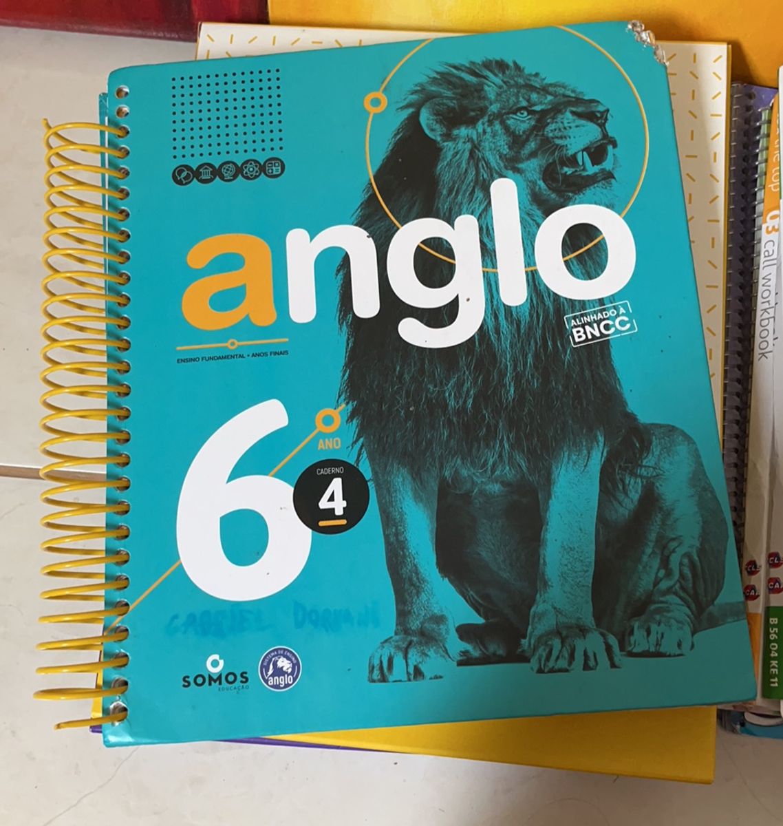 Apostila Anglo Ano Volume Livro Somos Usado Enjoei