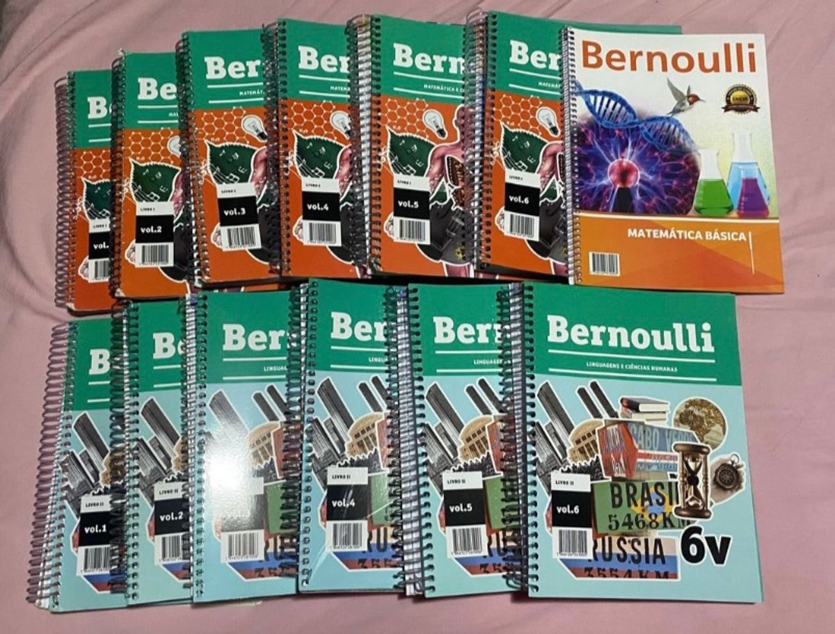 Apostila Bernoulli 6 Volumes Livro Bernoulli Usado 68312730 Enjoei