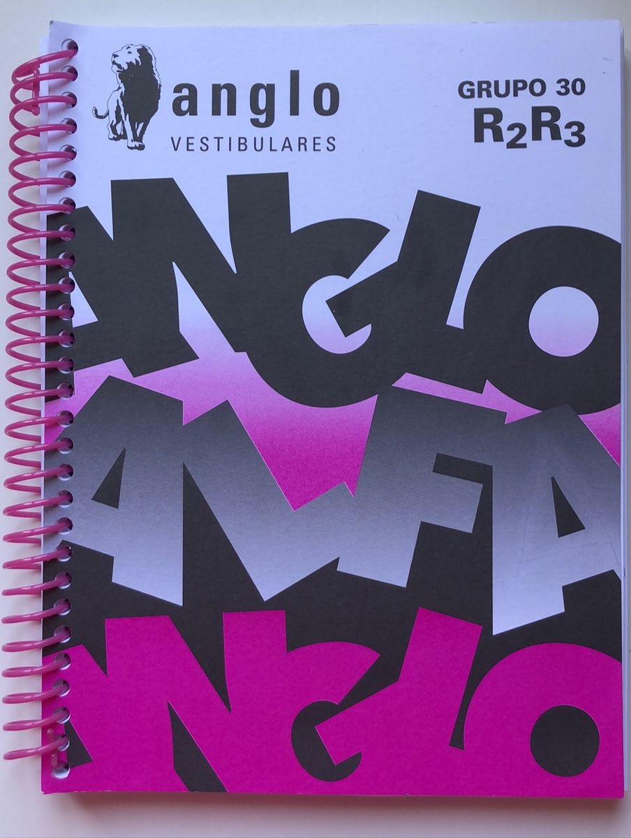 Apostila Nova Pr Vestibular Anglo Livro Anglo Nunca Usado