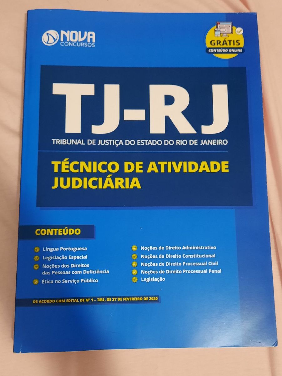 Apostila Para Concursos Tj Rj Nova Concursos Livro Editora Nova