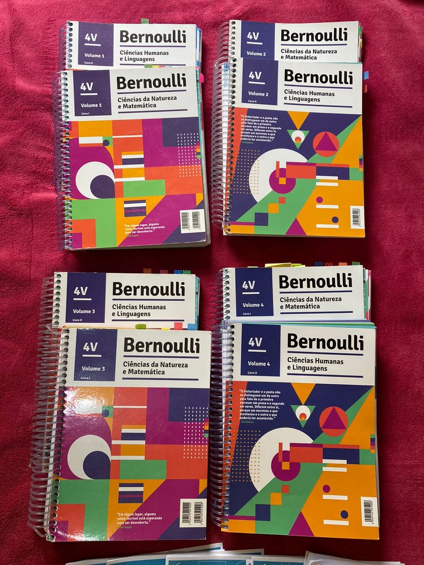 Apostilas Bernoulli 4v 8 Livros Foco No Enem Livro Bernoulli Usado