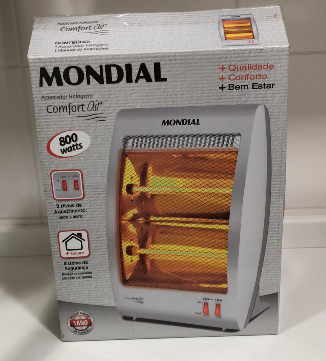 Aquecedor Mondial Comfort Air Item Info Eletro Mondial Usado