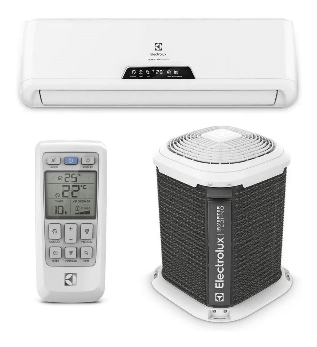 Ar Condicionado Electrolux Inverter Techno Split Frio Quente Btu