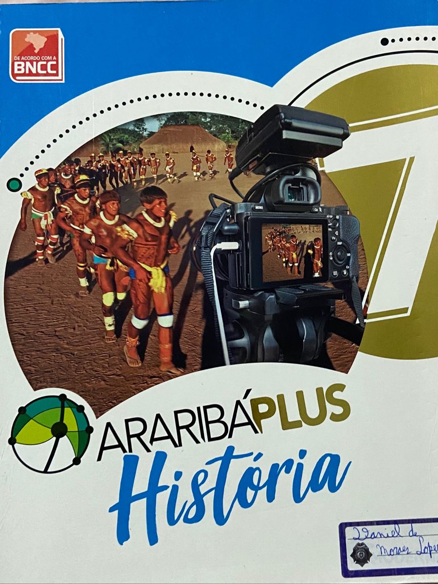 Araribá Plus História 7 sétimo Ano Editora Moderna Livro Editora