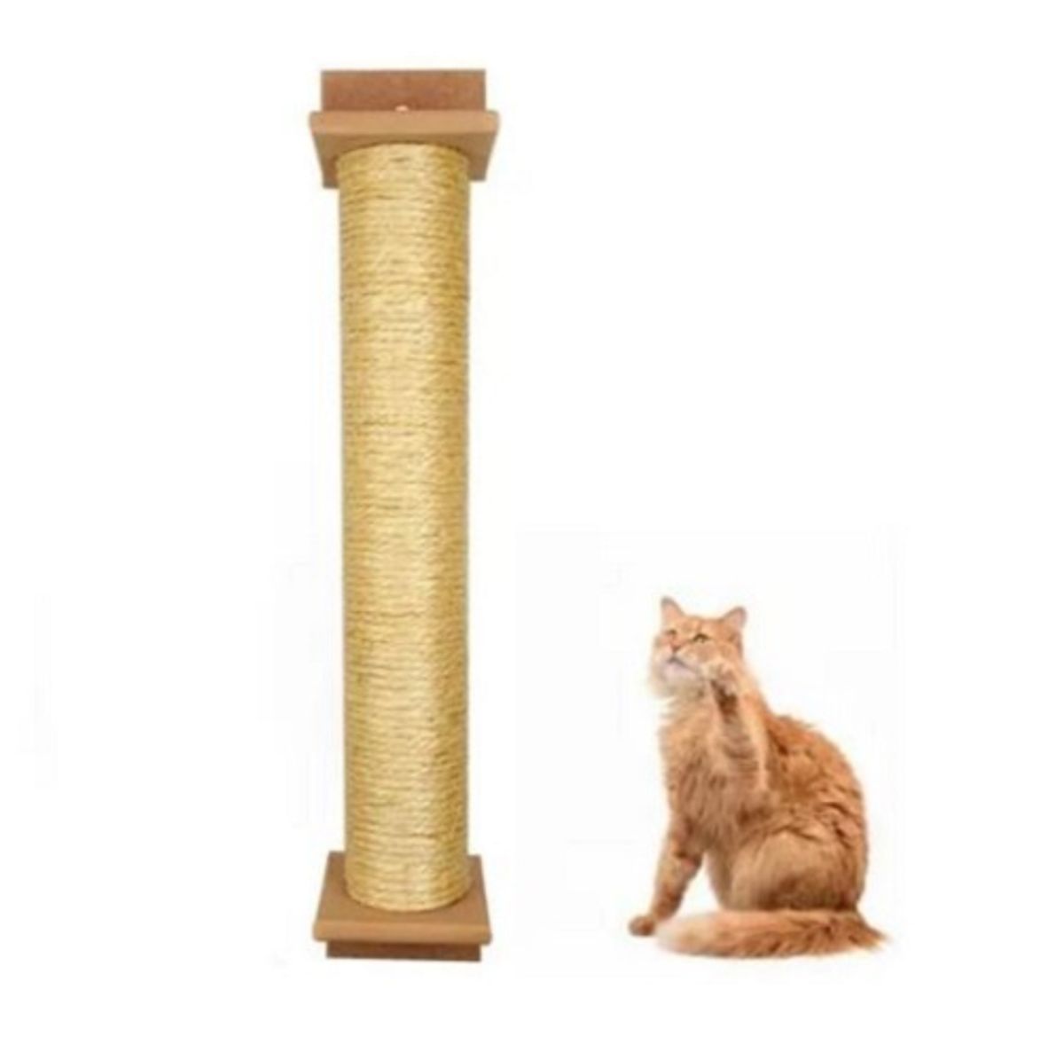 Arranhador Para Gatos Vertical De Parede Sisal Item P Pet