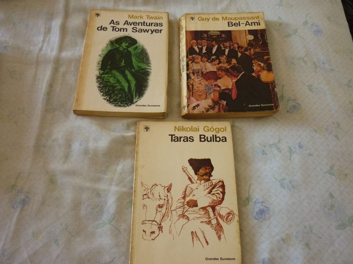 As Aventuras De Tom Sawyer Bel Ami Taras Bulba Livro Usado