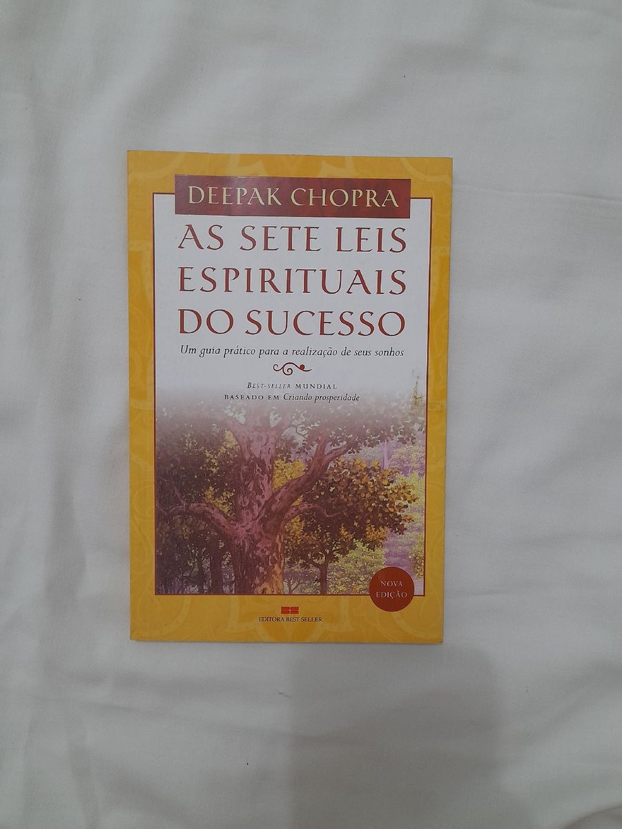 As Sete Leis Espirituais Do Sucesso Deepak Chopra Livro Editora