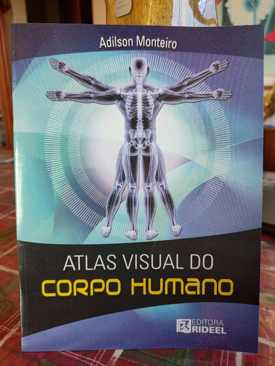 Atlas Visual Do Corpo Humano Livro Editora Rideel Nunca Usado