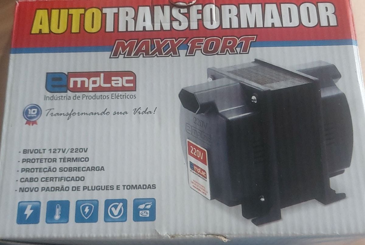 Auto Transformador Bivolt 2000va Item Info Eletro Emplac Nunca