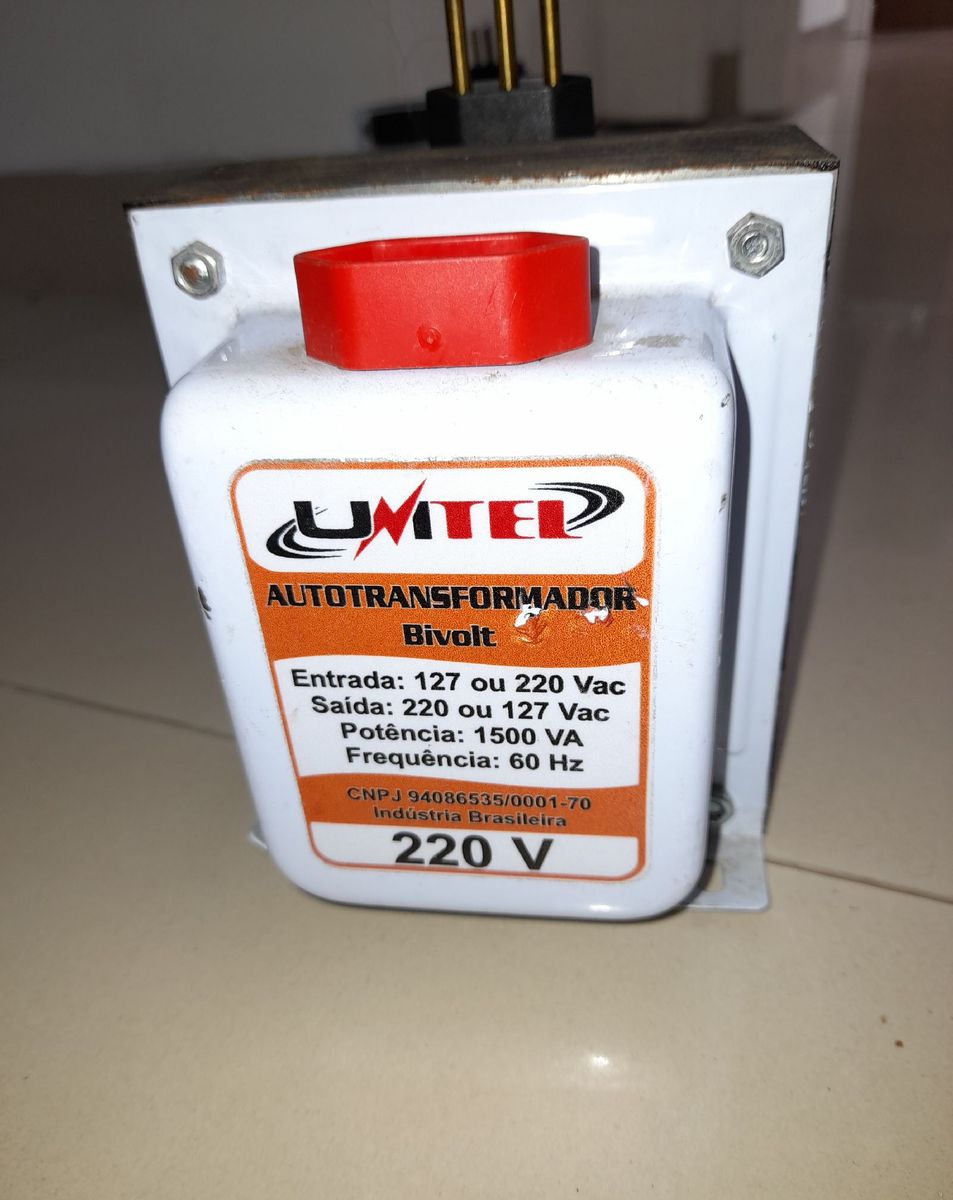 Auto Transformador Bivolt Unitel Va Item Info Eletro Unitel