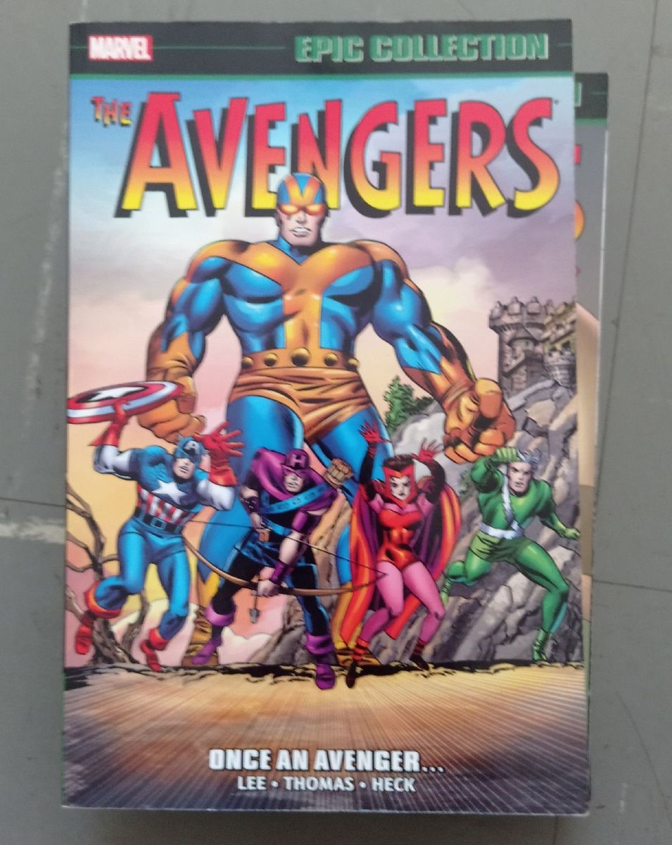 Avengers Epic Collection Once An Avenger Livro Marvel Comics Usado