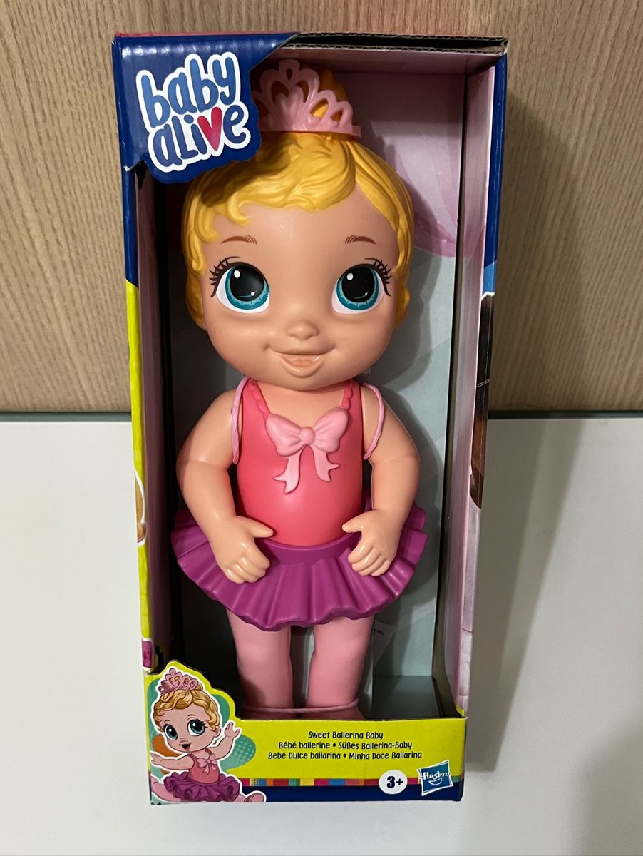 Baby Alive Doce Bailarina Loira Brinquedo Baby Alive Nunca Usado