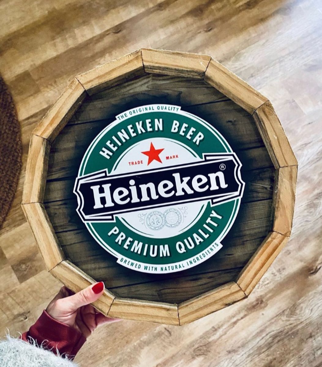 Bandeja de Madeira Heineken Móvel de Cozinha Etna Usado 79102477 enjoei