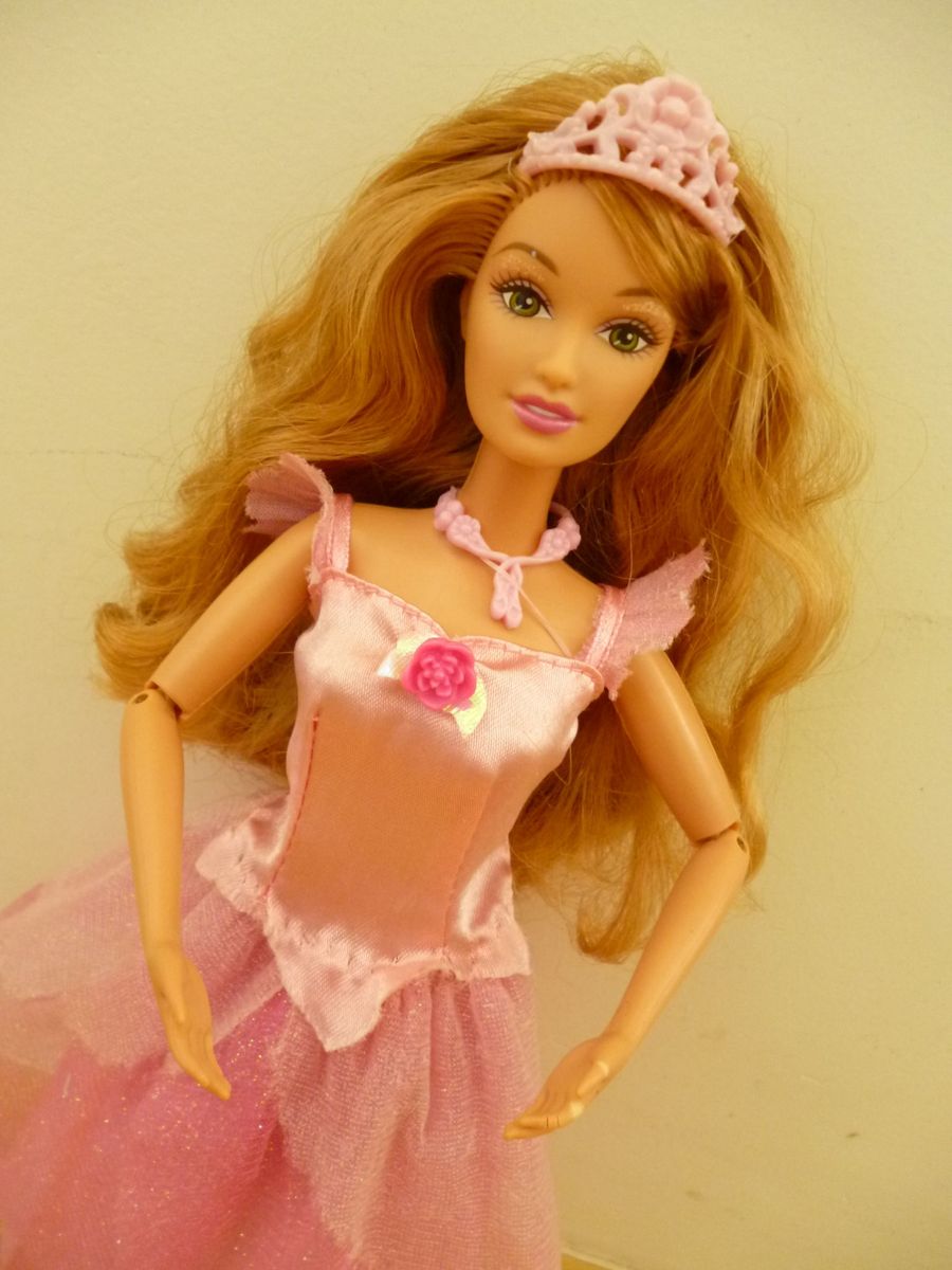 Barbie Ashlyn Do Filme As 12 Princesas Bailarinas Brinquedo Mattel