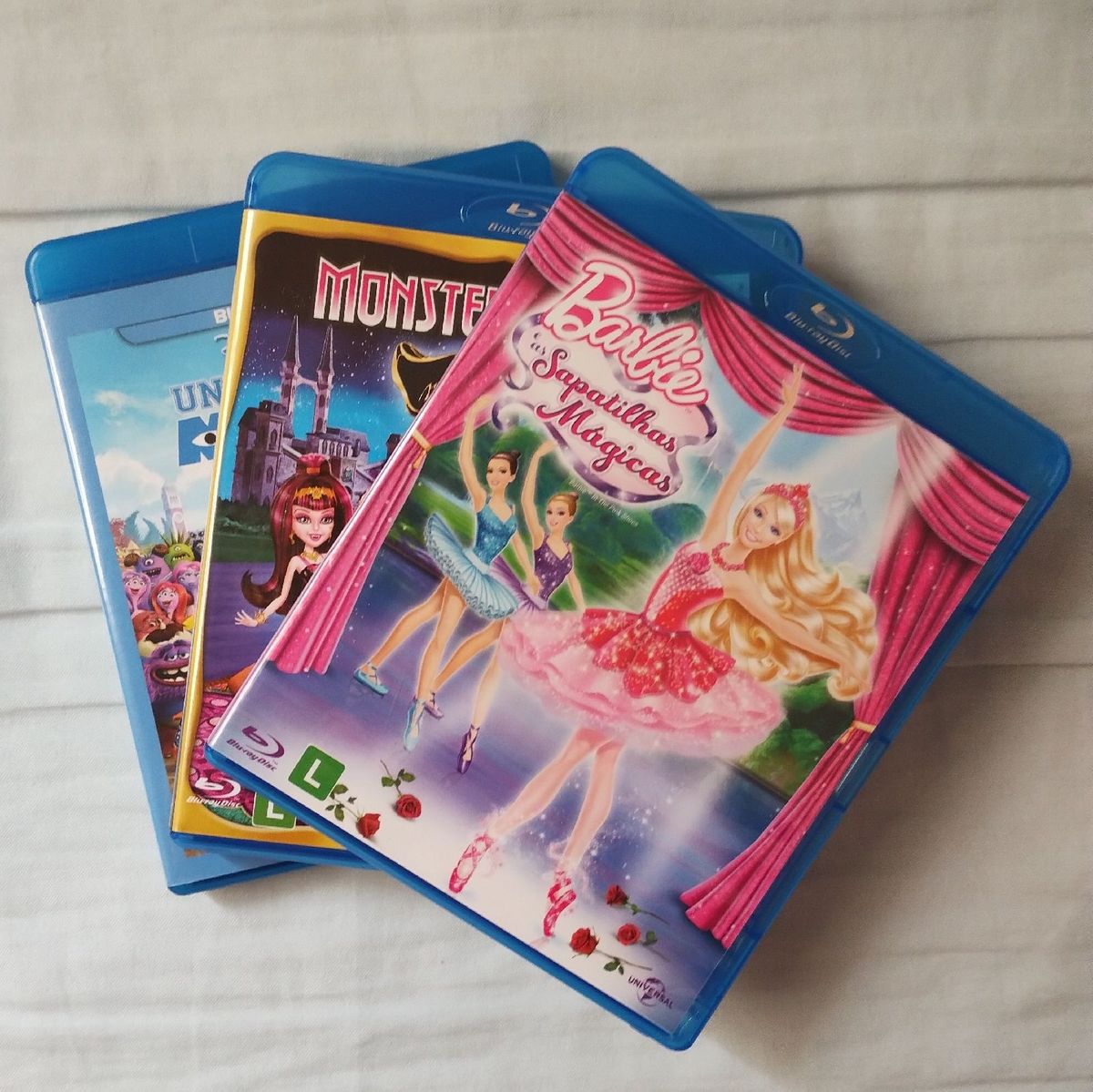 Dvd Blue Ray Barbie Monster High E Universidade Monstros Filme E