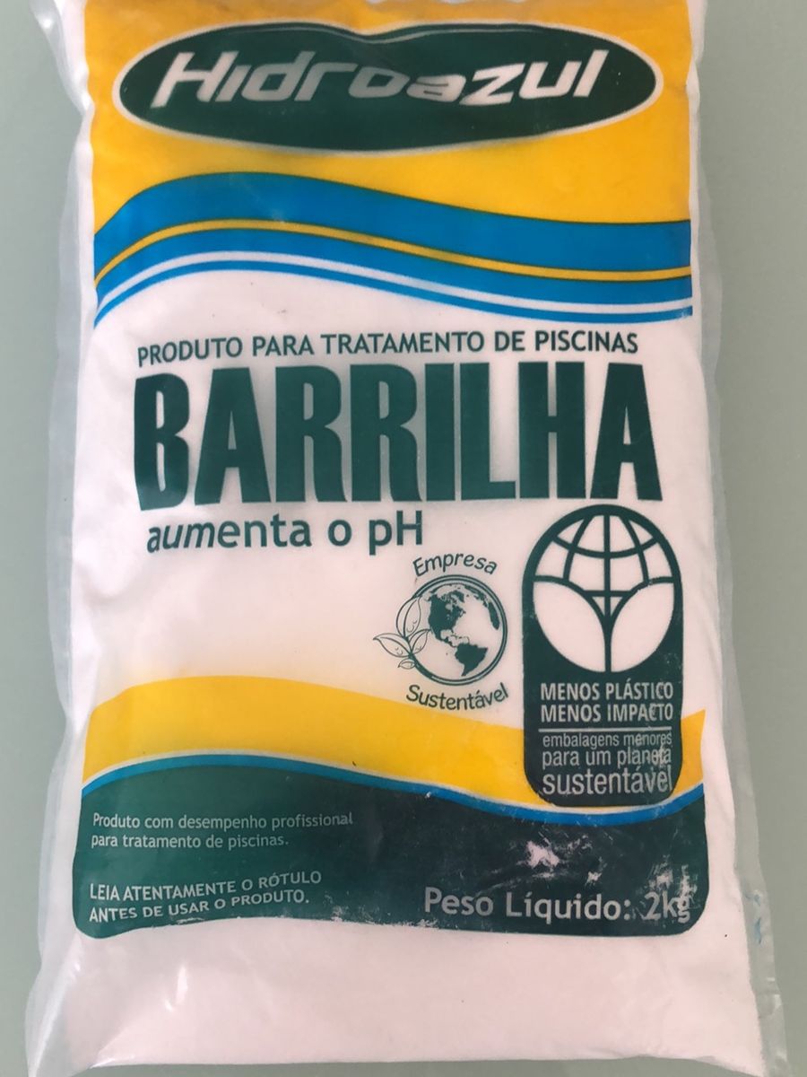 Barrilha Leve Elevador De Ph Para Piscina Hidroazul 2kg Item P