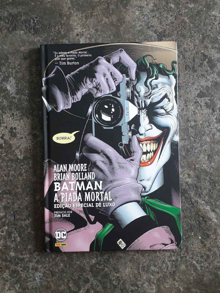 Batman A Piada Mortal Edi O Especial De Luxo Livro Panini Books