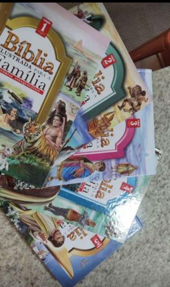 Bíblia Ilustrada para Família Livro Nunca Usado 82614256 enjoei