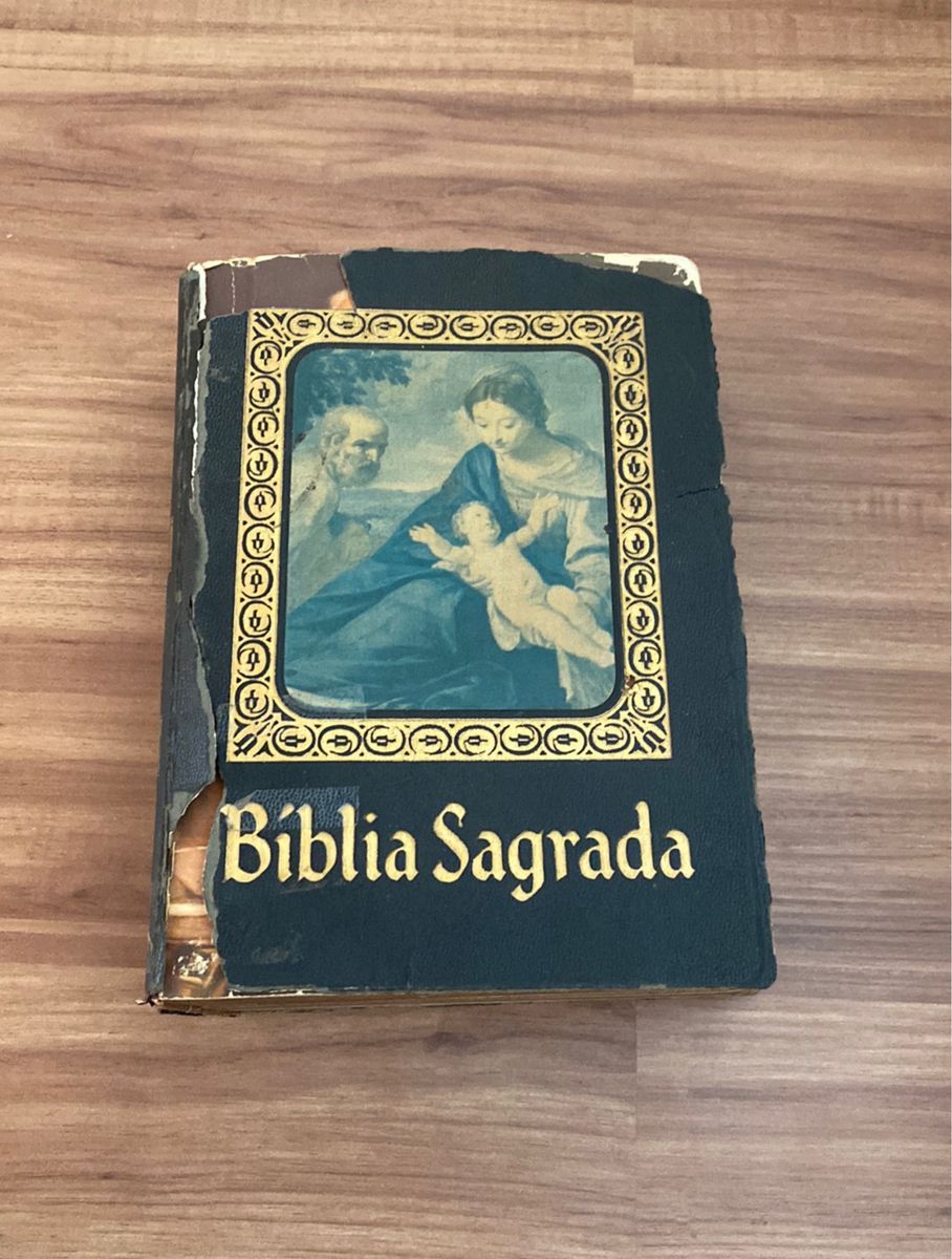 Bíblia Sagrada Antiga Livro Bíblia Antiga Usado 79361474 enjoei