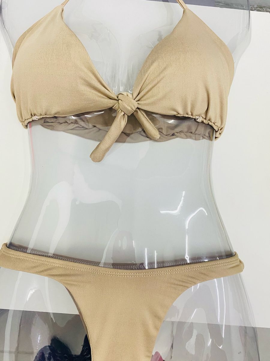 Biqu Ni Nude Moda Praia Feminina Nunca Usado Enjoei