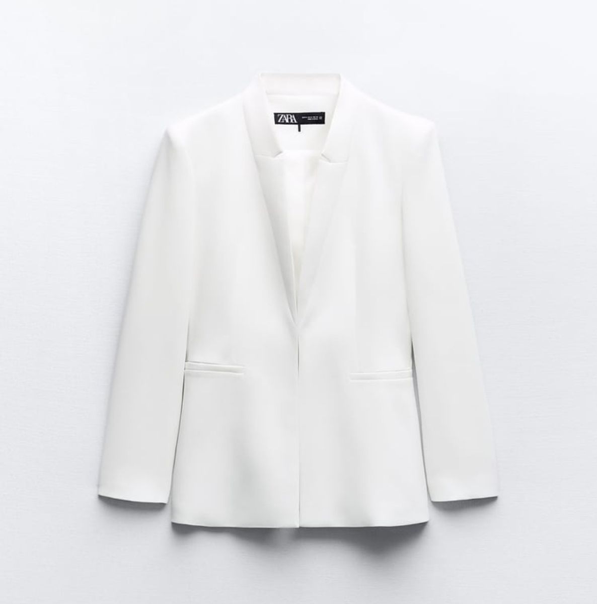 Blazer Minimal Acinturado Tam M Casaco Feminino Zara Nunca Usado