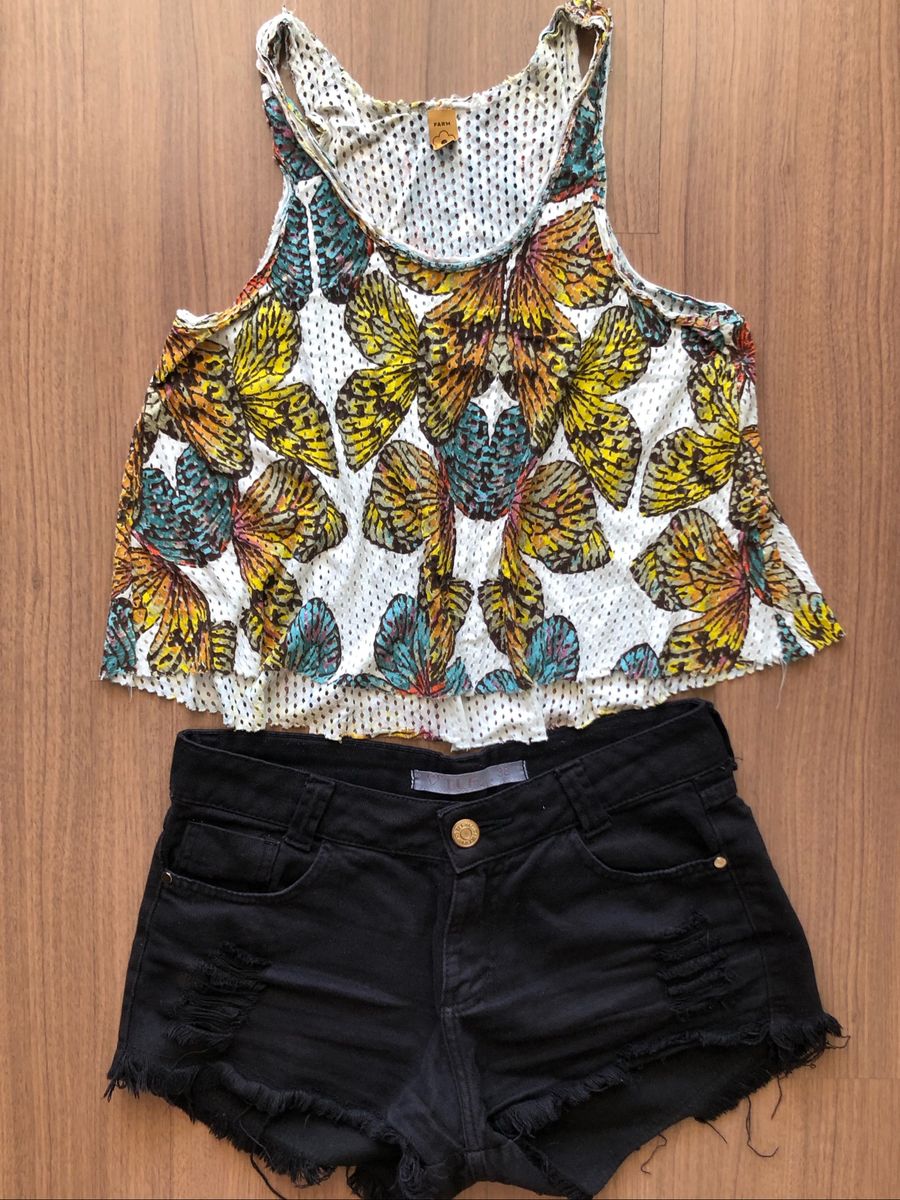 Blusa Estampada Farm Blusa Feminina Farm Usado Enjoei