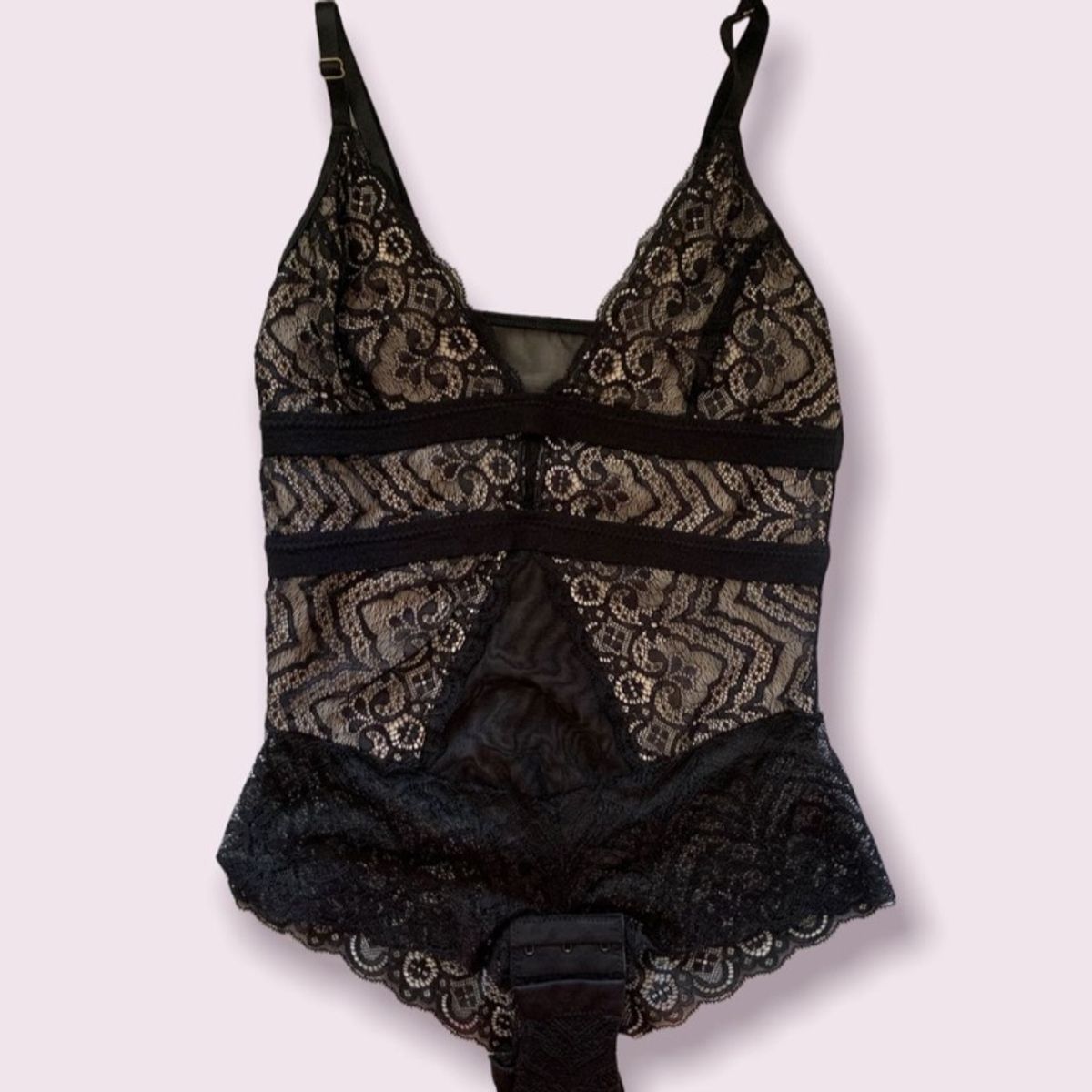 Body Lingerie Renda E Tule Blusa Feminina Riachuelo Nunca Usado