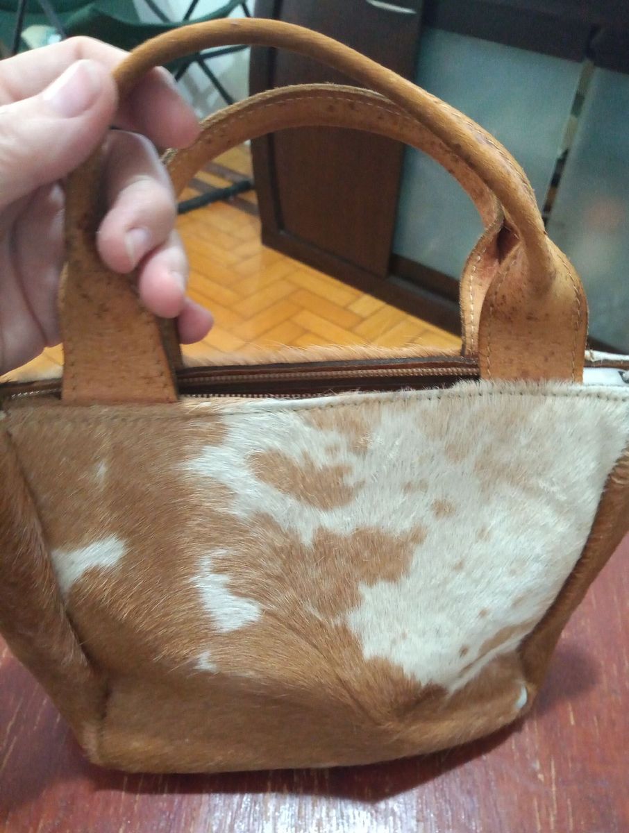 Bolsa Couro Puro De Vaca Ou Boi Bolsa De M O Feminina Usado