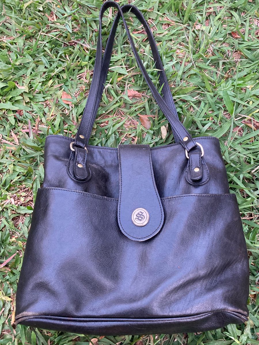 Bolsa Couro Vintage Bolsa De Ombro Feminina Steiner Usado