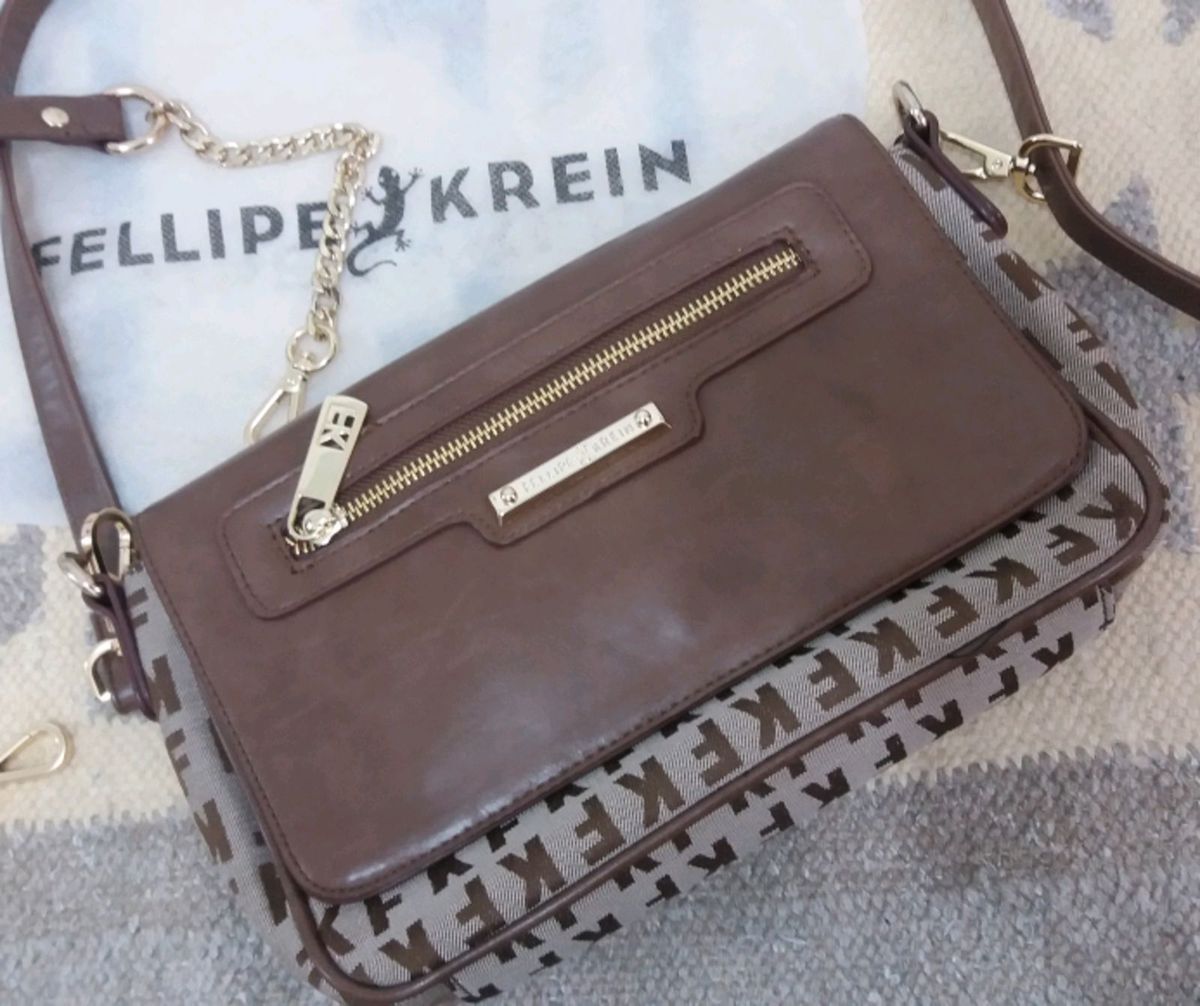 Bolsa Felipe Klein Bolsa De Ombro Feminina Felipe Klein Usado