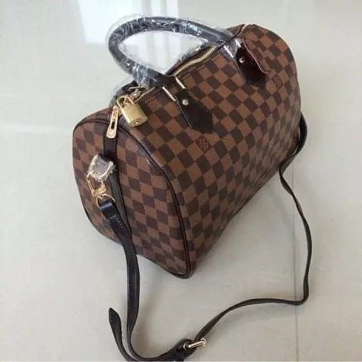 Bolsa Feminina Louis Vuitton Speddy Ebene C Al A Transversal Bolsa