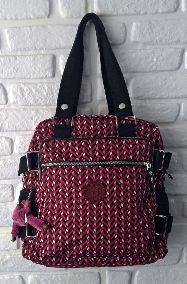 Bolsa Kipling 3 Posições Bolsa de Ombro Feminina Kipling Nunca Usado