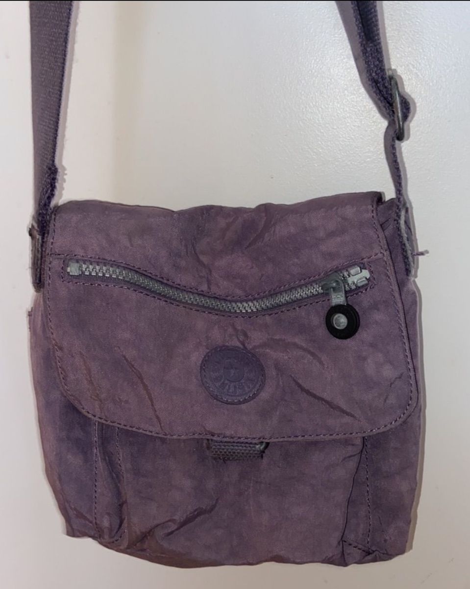 Bolsa Kipling Roxa Bolsa De Ombro Feminina Kipling Usado