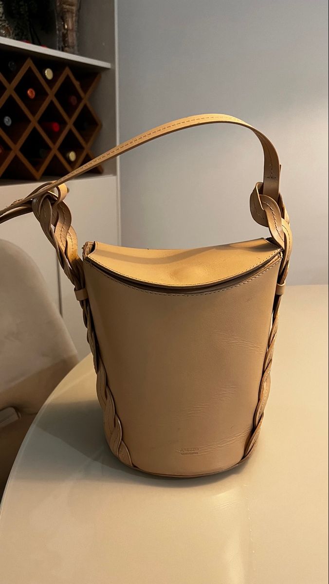 Bolsa Nude Arezzo Bucket Bag Bolsa De Ombro Feminina Arezzo Usado